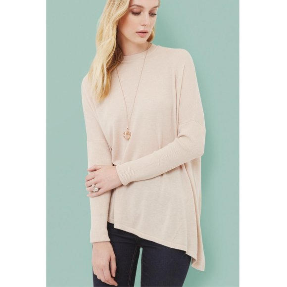 Ted Baker London Asymmetric Cashmere Top Size 2 - Picture 2 of 14